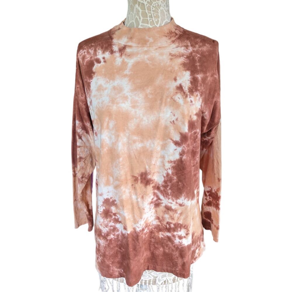 Free People Be Free Tie Dye Tee long sleeve M
